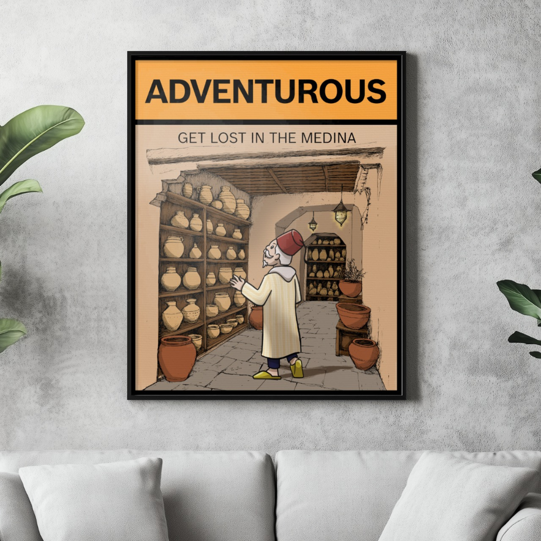 Decorative painting - The King of the Bazaar