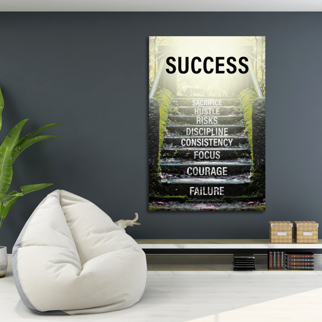Les escaliers vers le succès