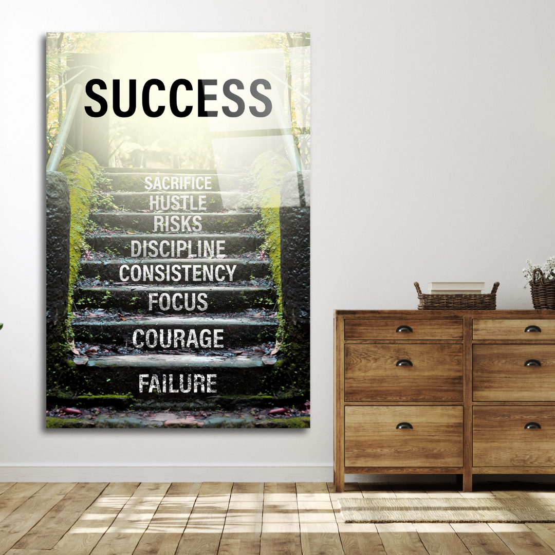 Les escaliers vers le succès