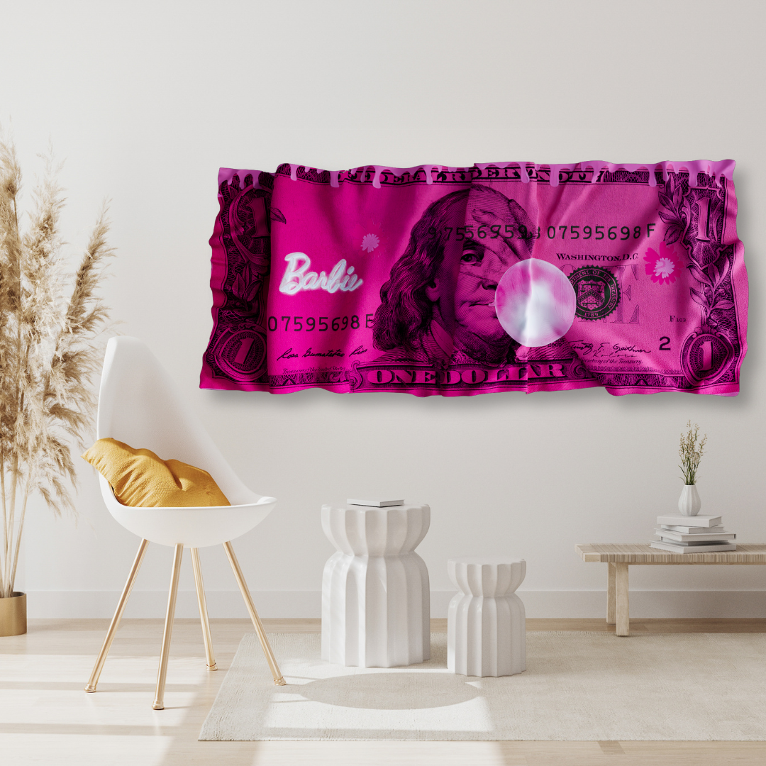 Dollar Rose - Tableau froissé