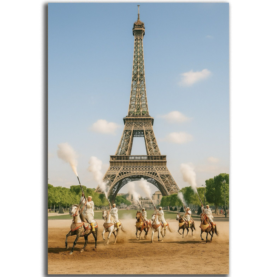 Tableau décoratif -Paris en mode Tbourida