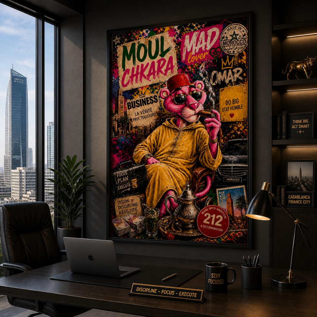Decorative painting - Twin center pop art