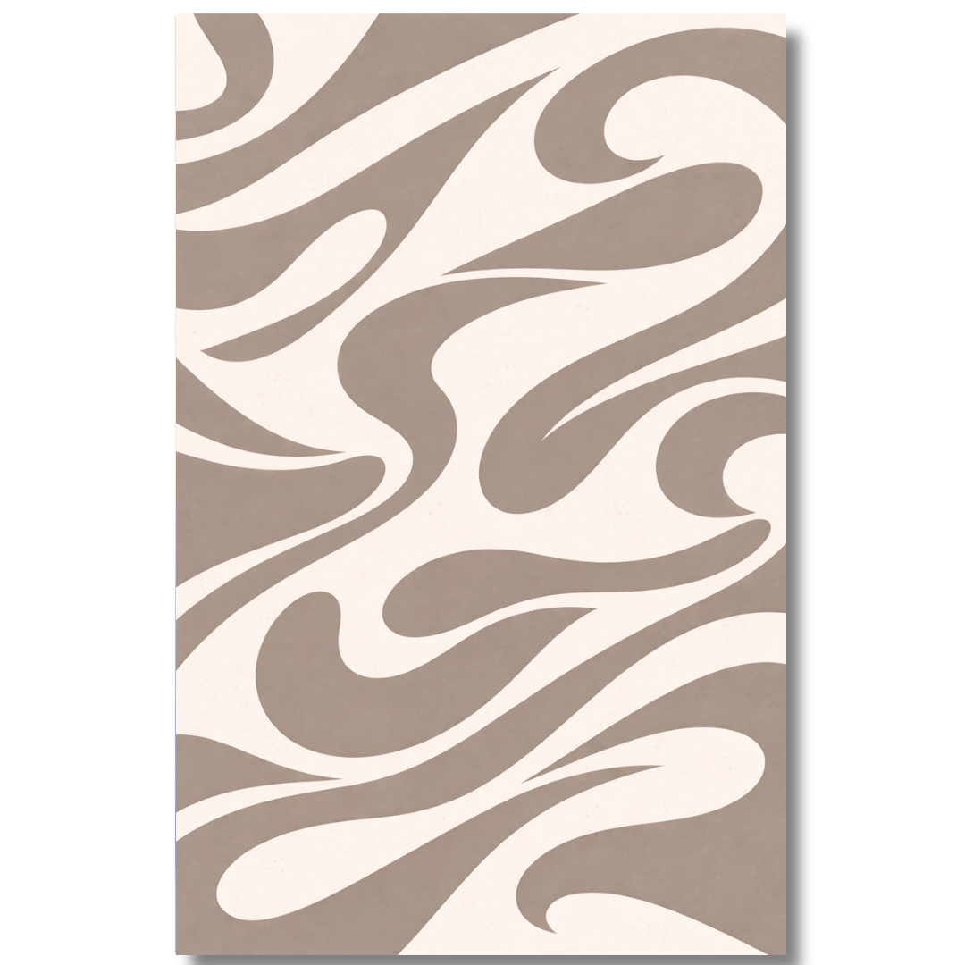 Tableau décoratif -Vagues de Grège