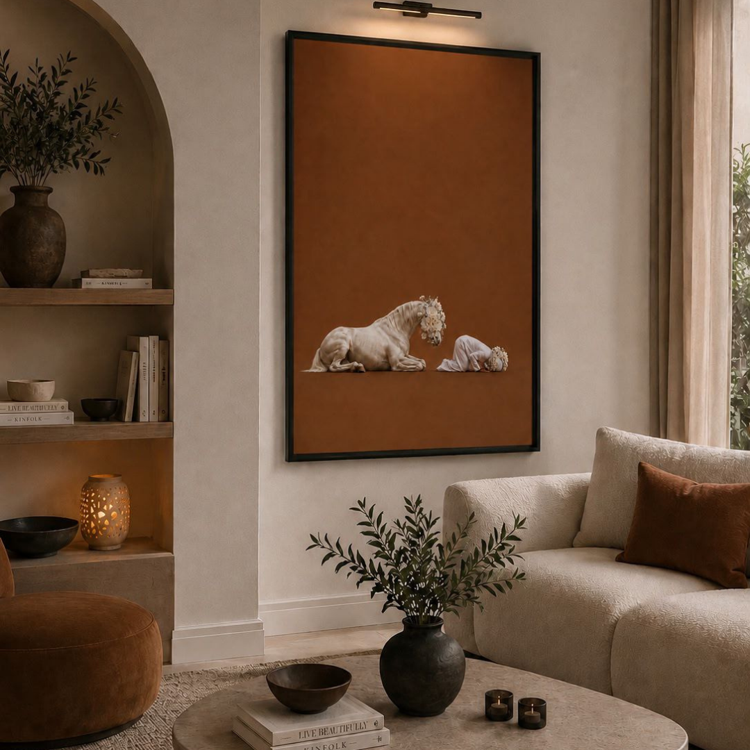 Tableau décoratif -Éclosion Blanche