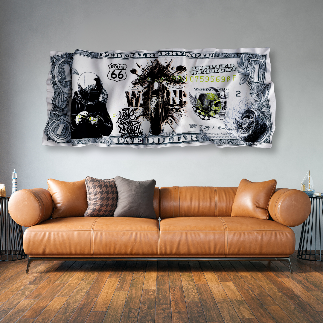 Moto Fans - Tableau froissé