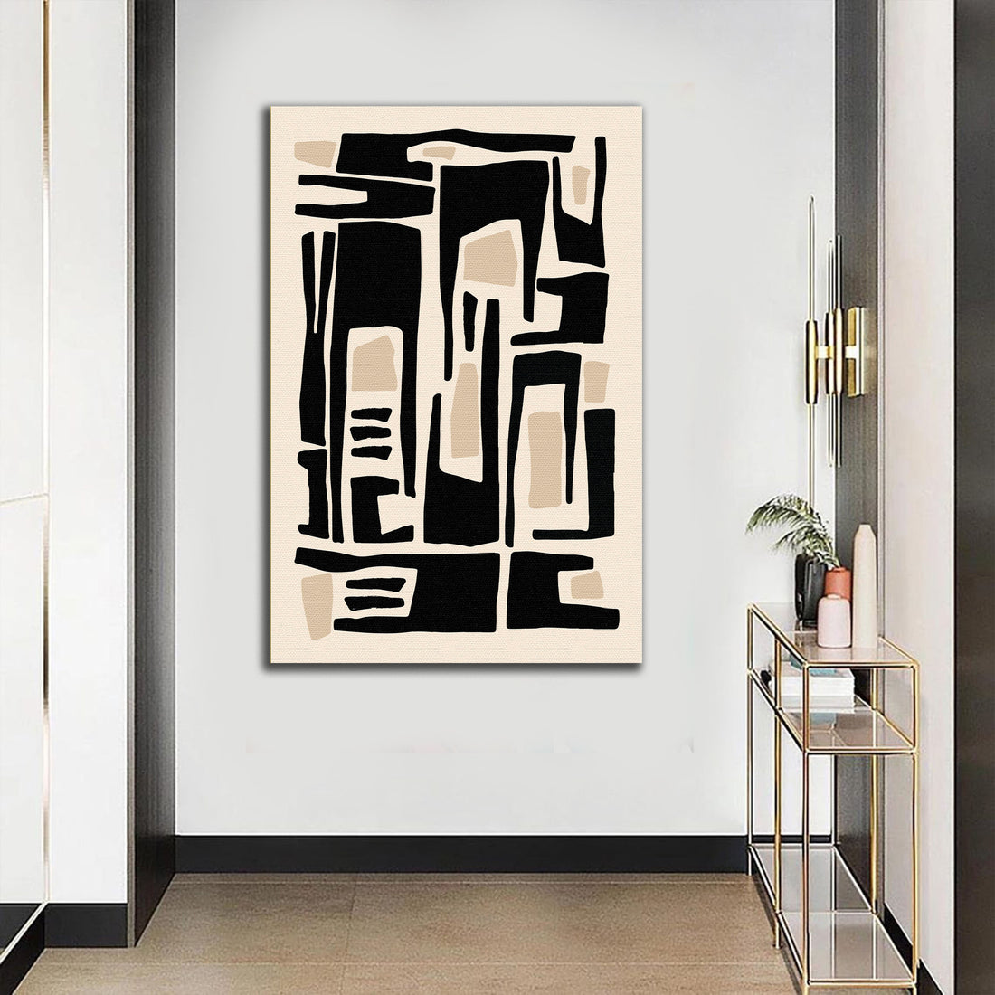 Decorative painting - Spherical symmetry