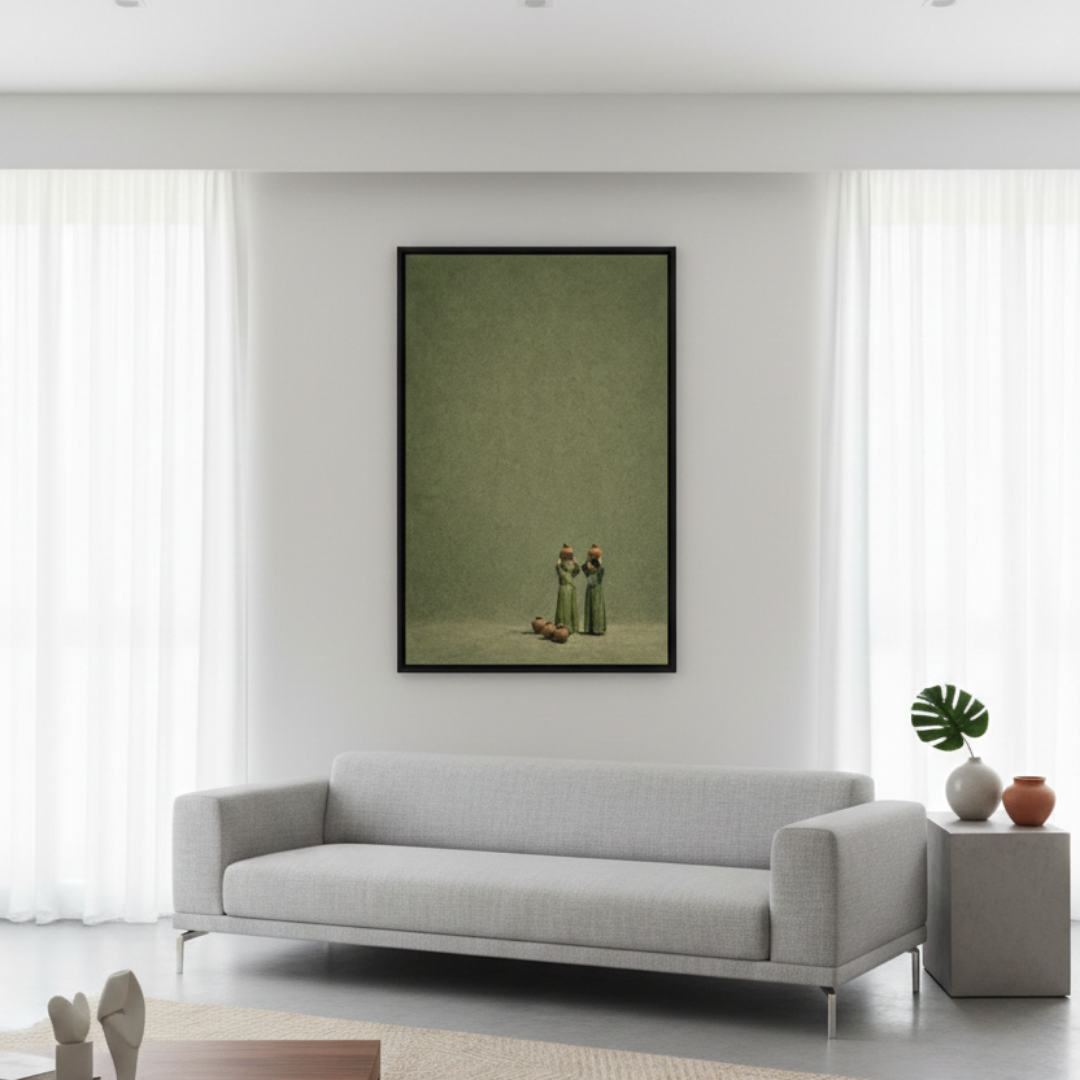 Tableau décoratif -Femmes aux jarres