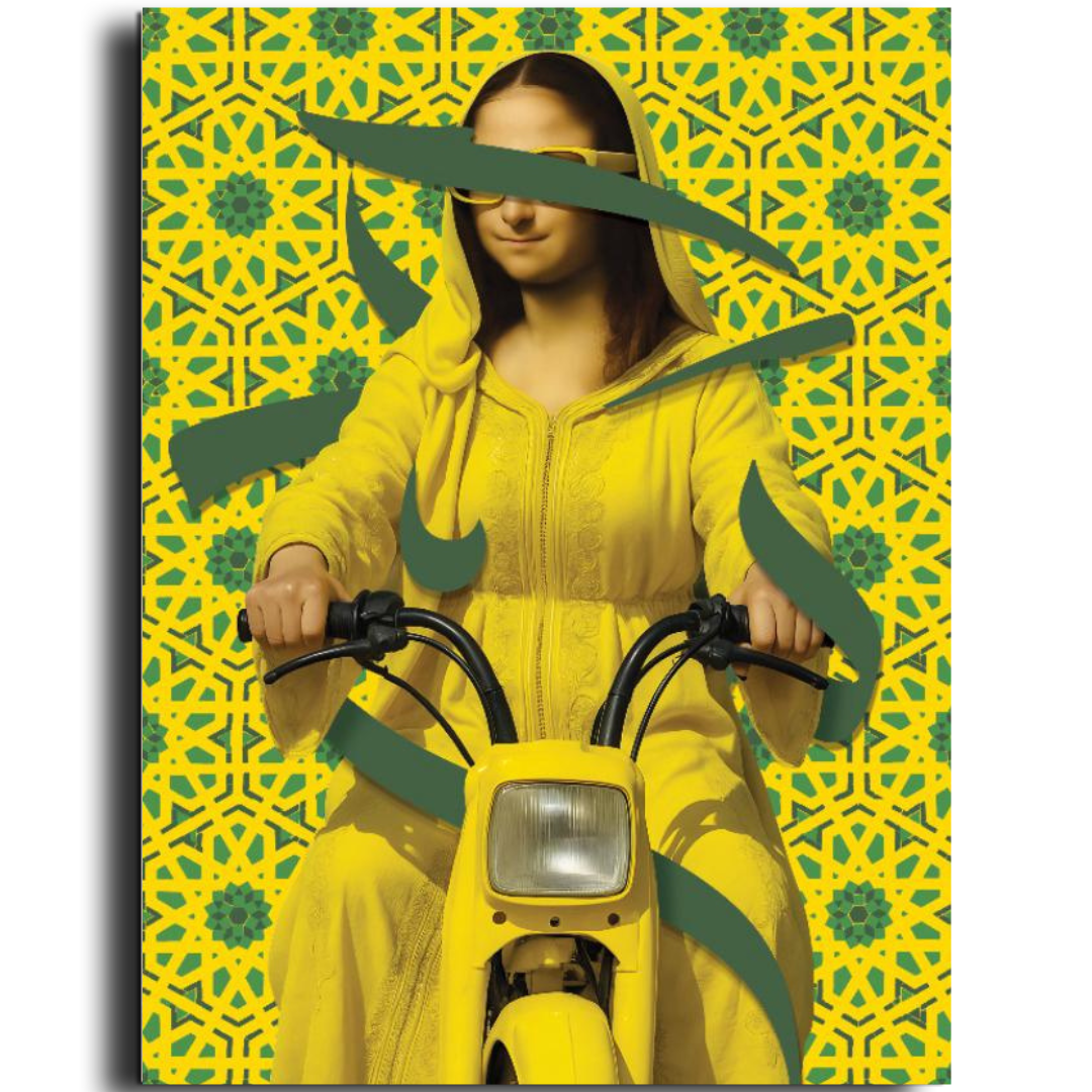 Tableau décoratif - Mona à Marrakech Pop Art