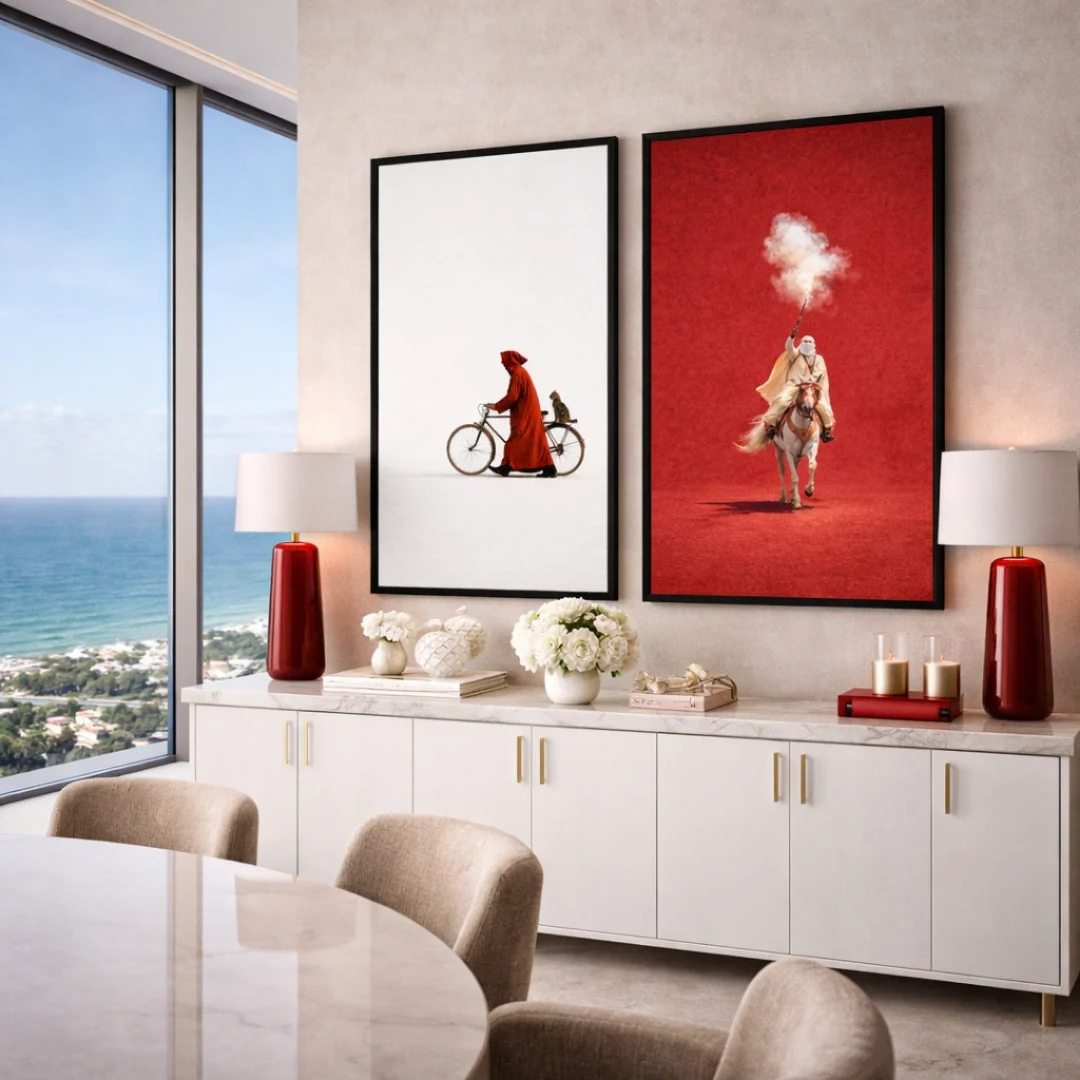 Tableaux décoratifs Pack - L'Âme Rouge du Maroc