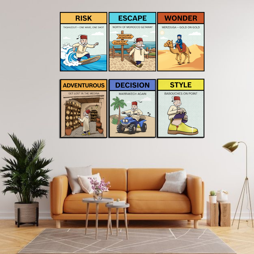 Decorative paintings Pack - MOROCOLY