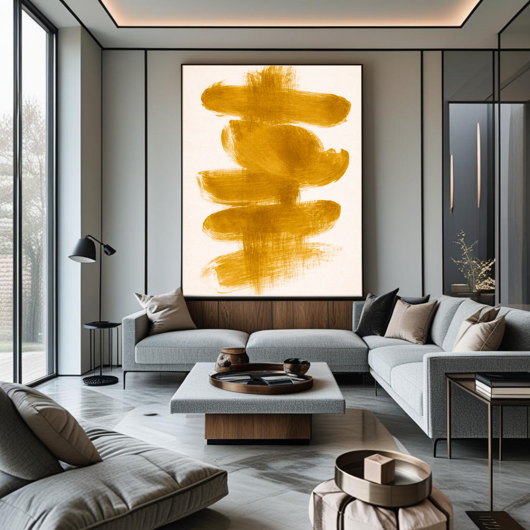 Tableau décoratif -Éclat de Safran