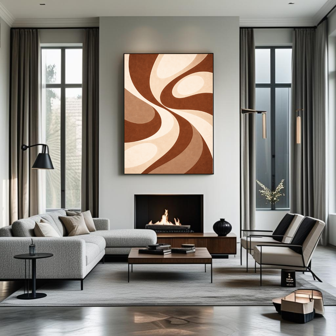 Decorative painting - Cool Blue