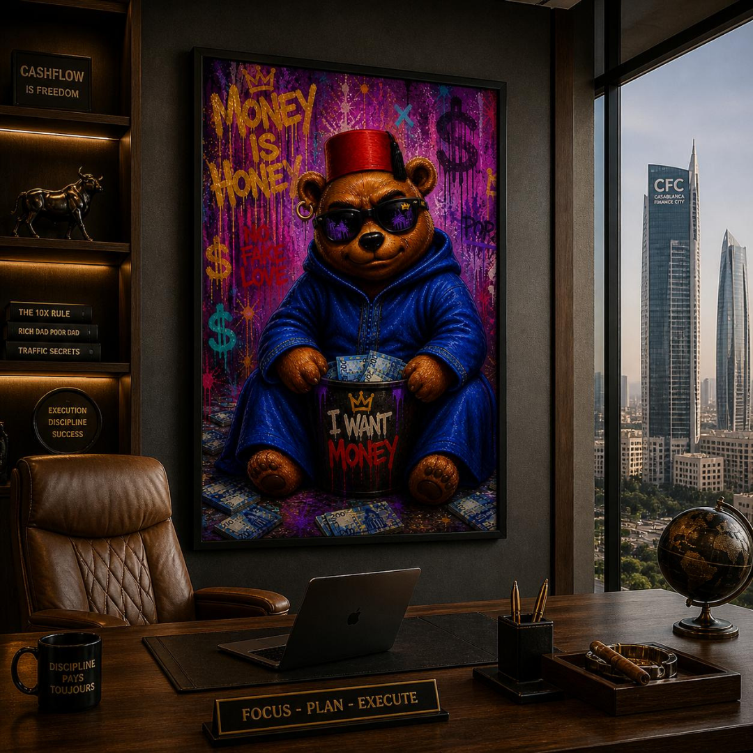 Decorative painting - Twin center pop art