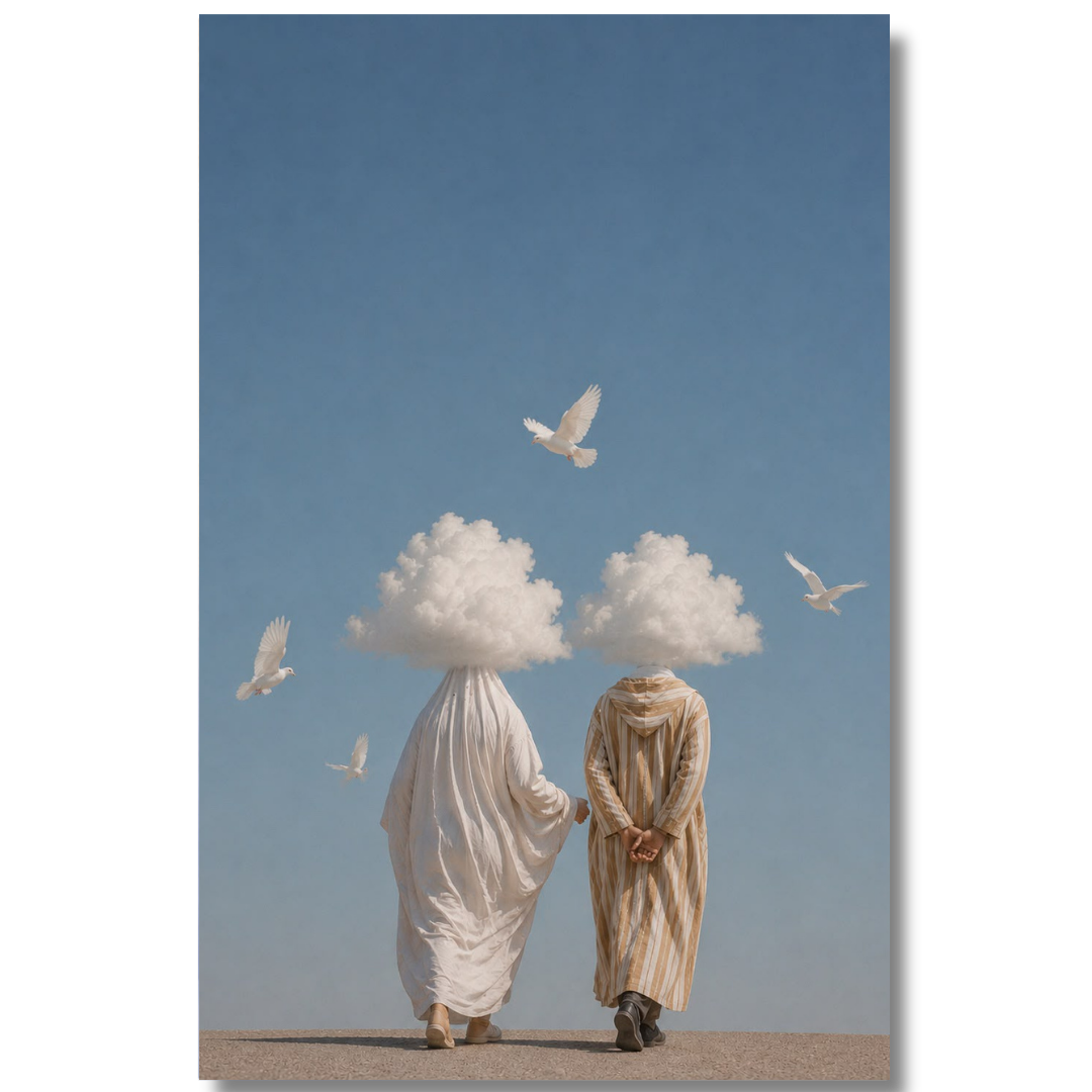 Tableau décoratif -Promenade Nuageuse
