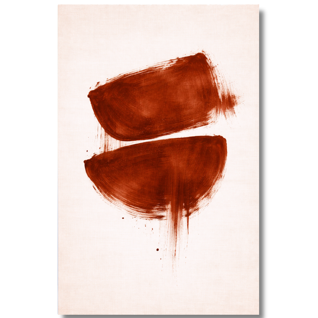 Tableau décoratif -Dualité Rouge