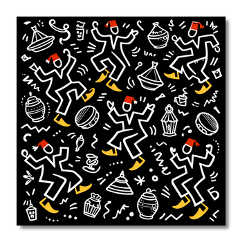 Decorative painting - The guerrab