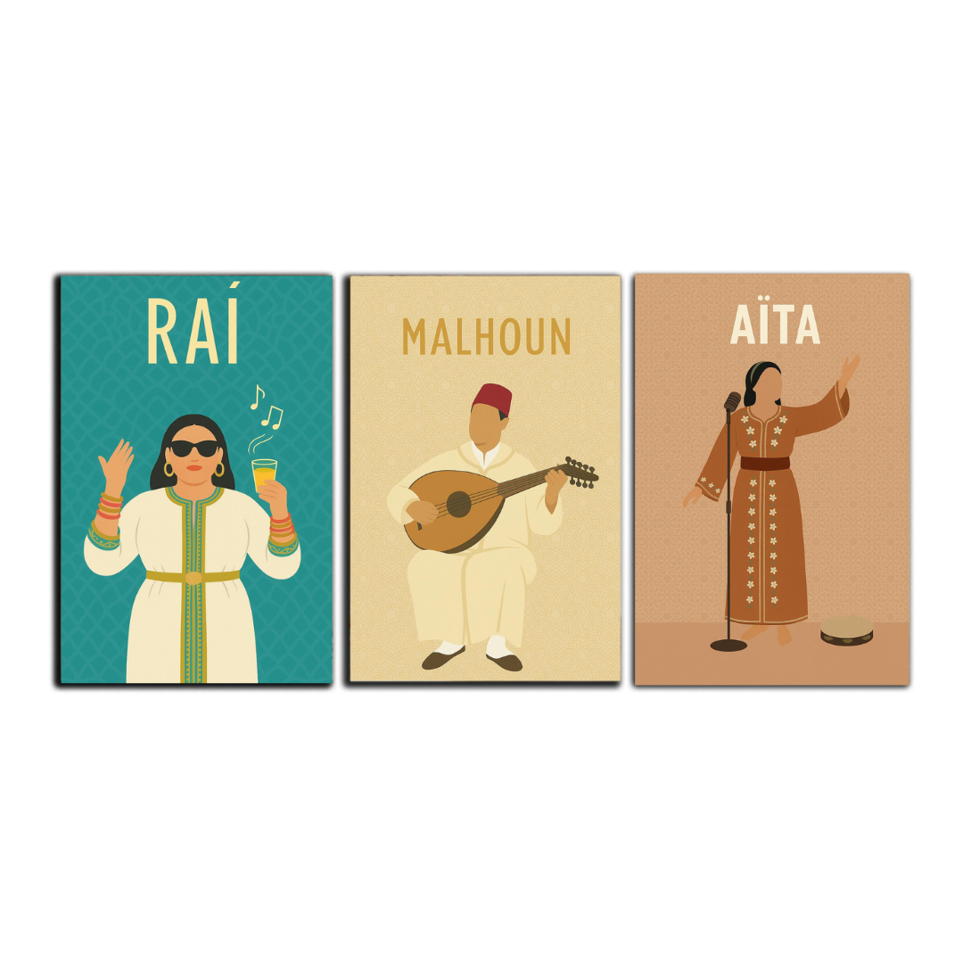 Tableaux décoratifs Pack -Harmonies du Maroc