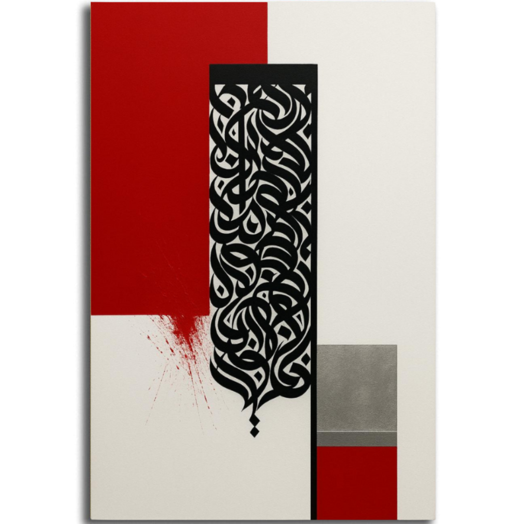 Tableau décoratif -Lumière Calligraphiée