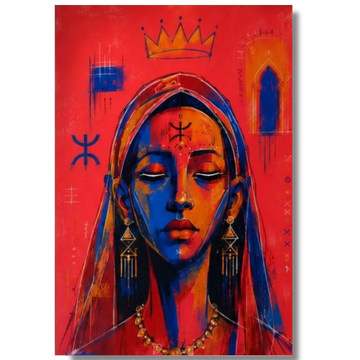 Tableau décoratif -La Reine Amazighe