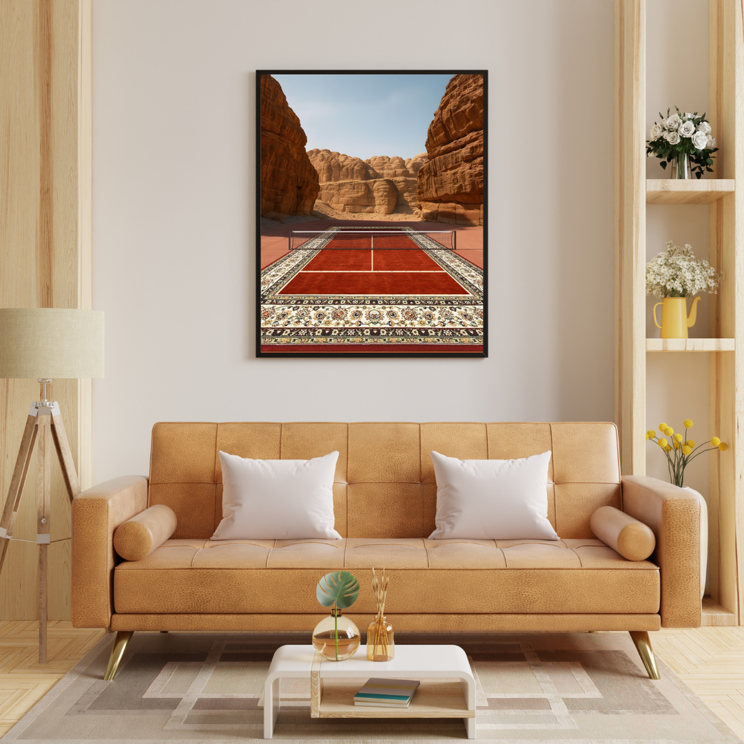 Tableau décoratif -Tennis Sous le Ciel