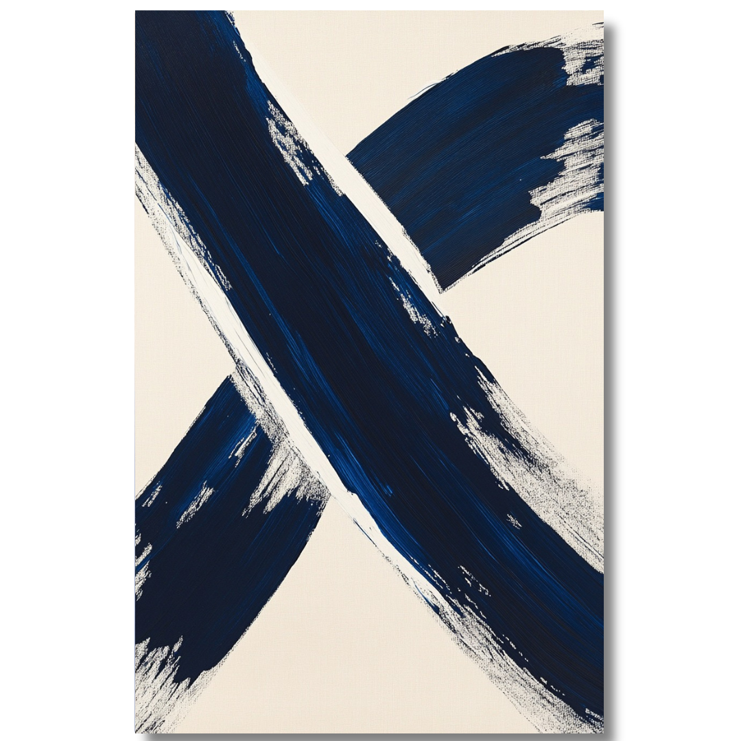 Tableau décoratif -Mouvement Cobalt