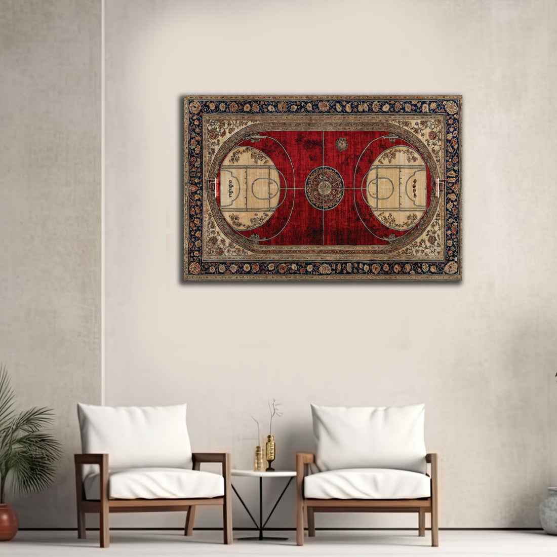 Decorative painting - Imperial Red Carpet