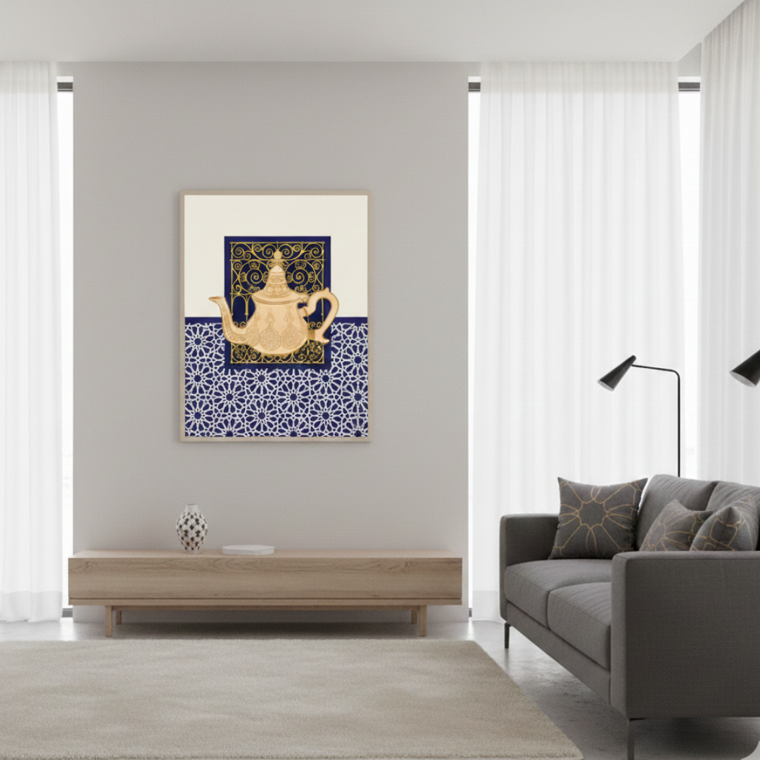 Tableau décoratif - Théière marocaine