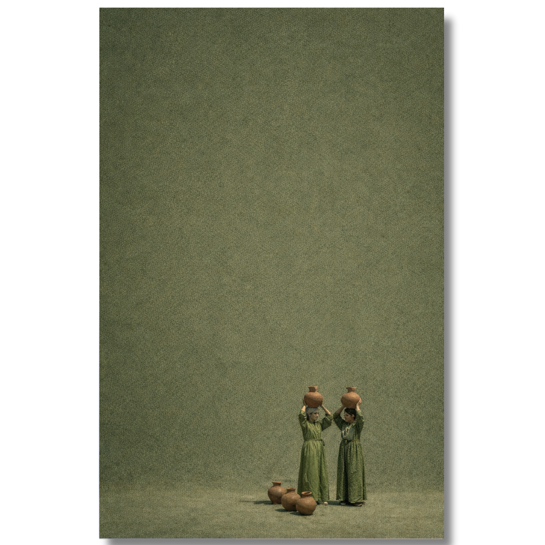 Tableau décoratif -Femmes aux jarres