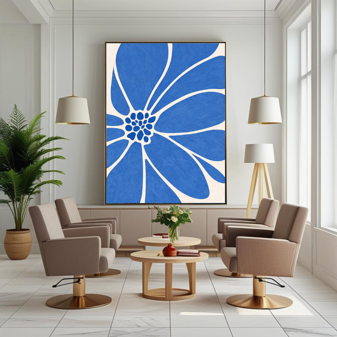 Decorative painting - Cool Blue