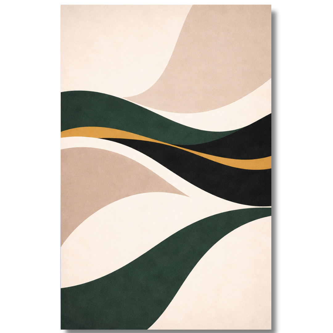 Tableau décoratif -Profondeur Émeraude