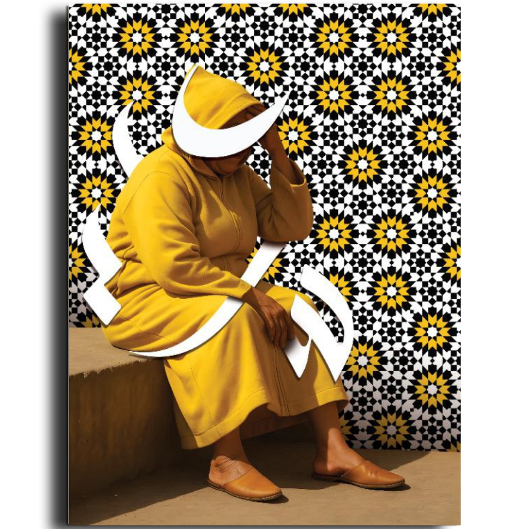 Tableau décoratif - Lhaja pensive