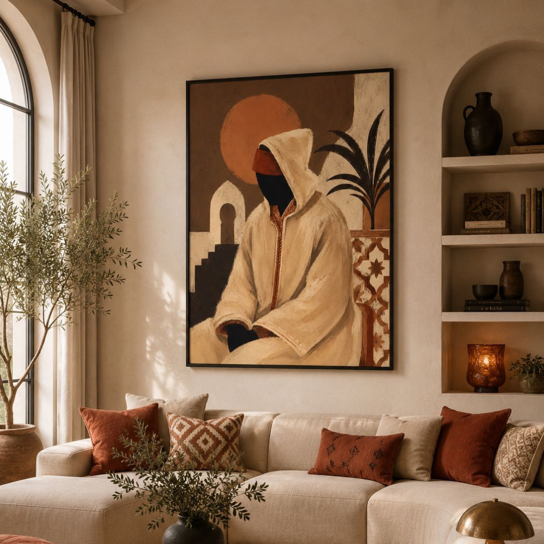 Tableau décoratif -Méditation à l'Oasis