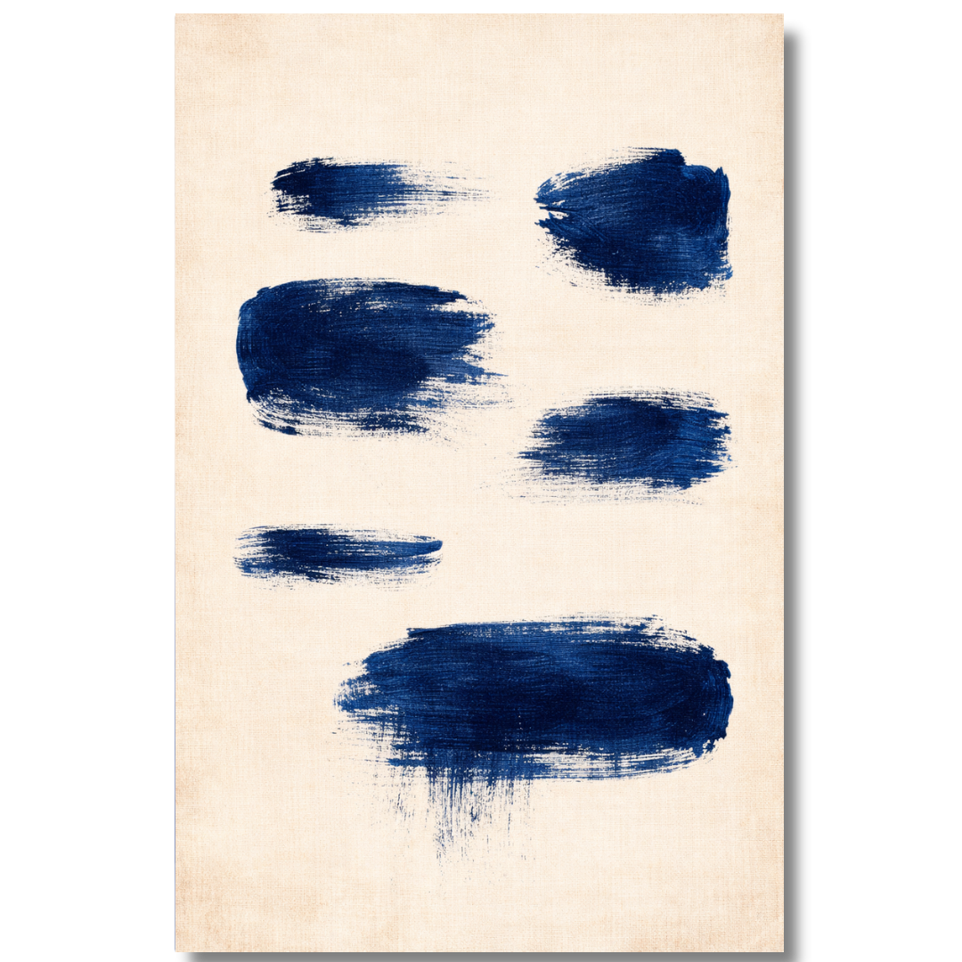 Tableau décoratif -Rythmes Bleus