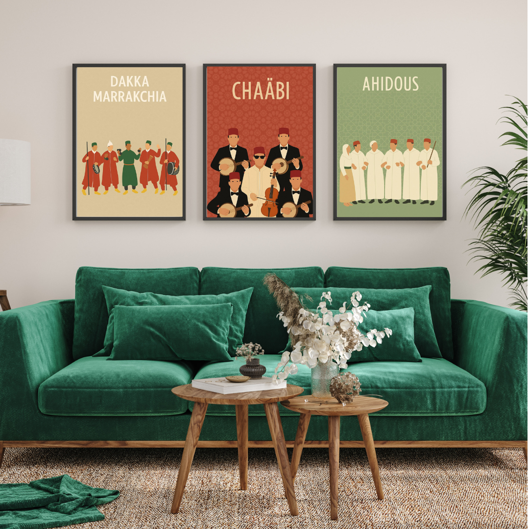 Tableaux décoratifs Pack -Maroc en Chœur