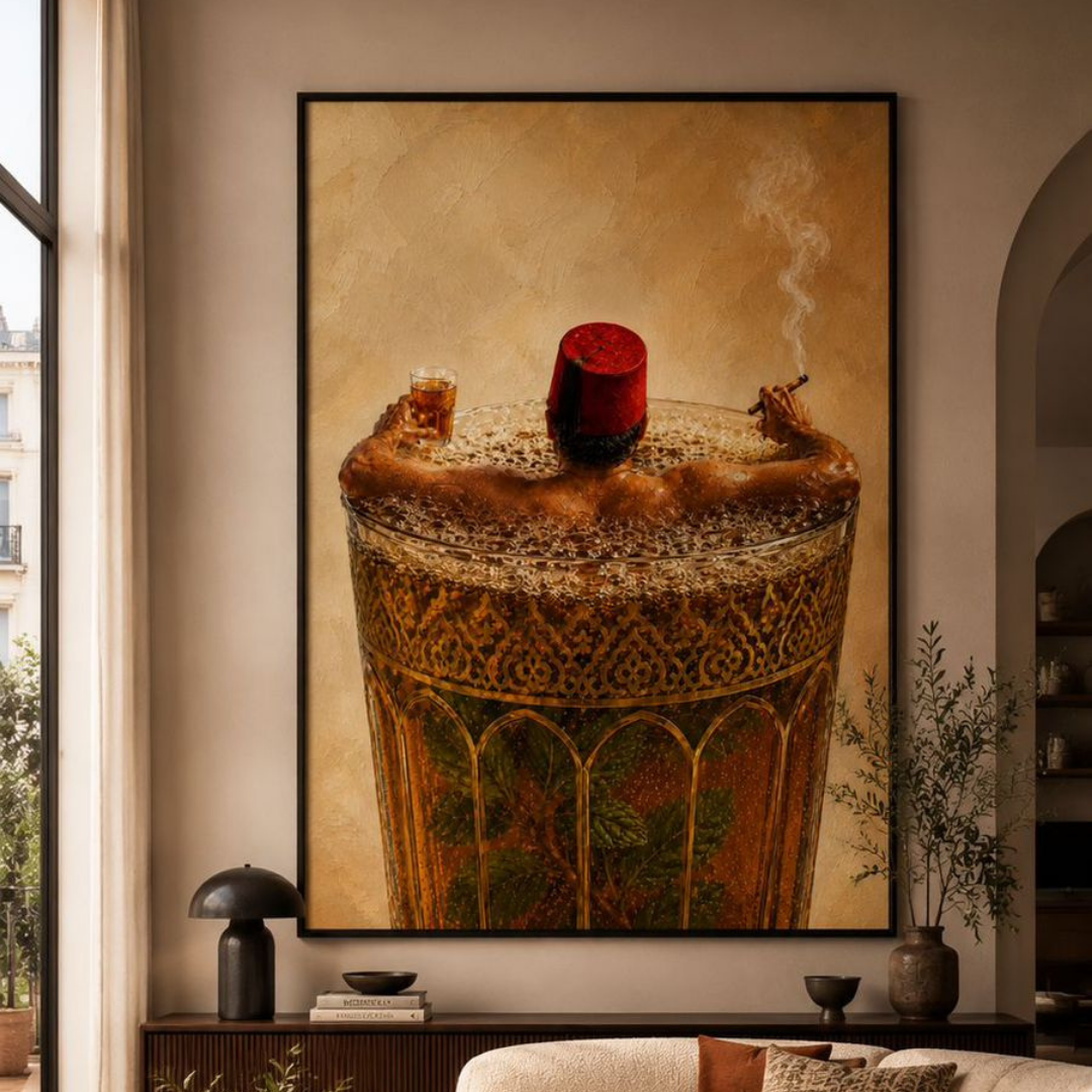 Tableau décoratif -Bain de Menthe