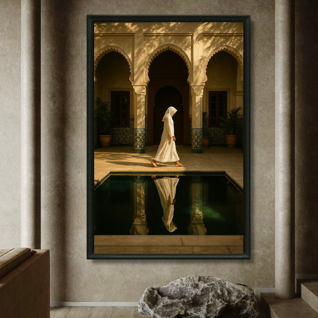 Decorative painting - The Veiled Lady