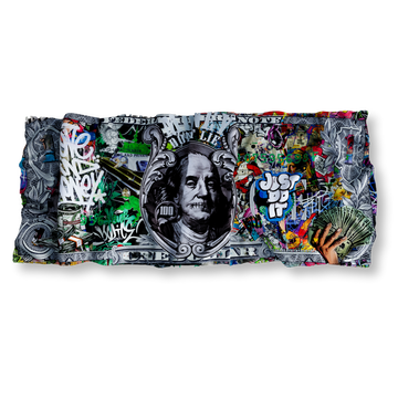 Dollar Pop Art - Crumpled Painting