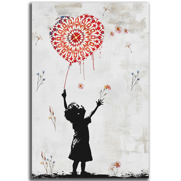 Decorative painting - The Heart of Zellige