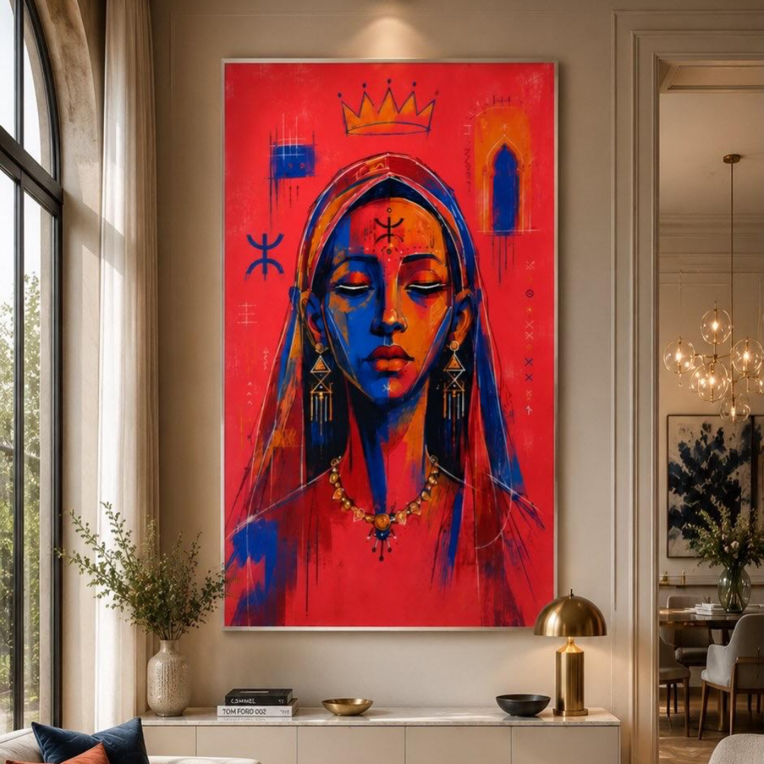 Tableau décoratif -La Reine Amazighe