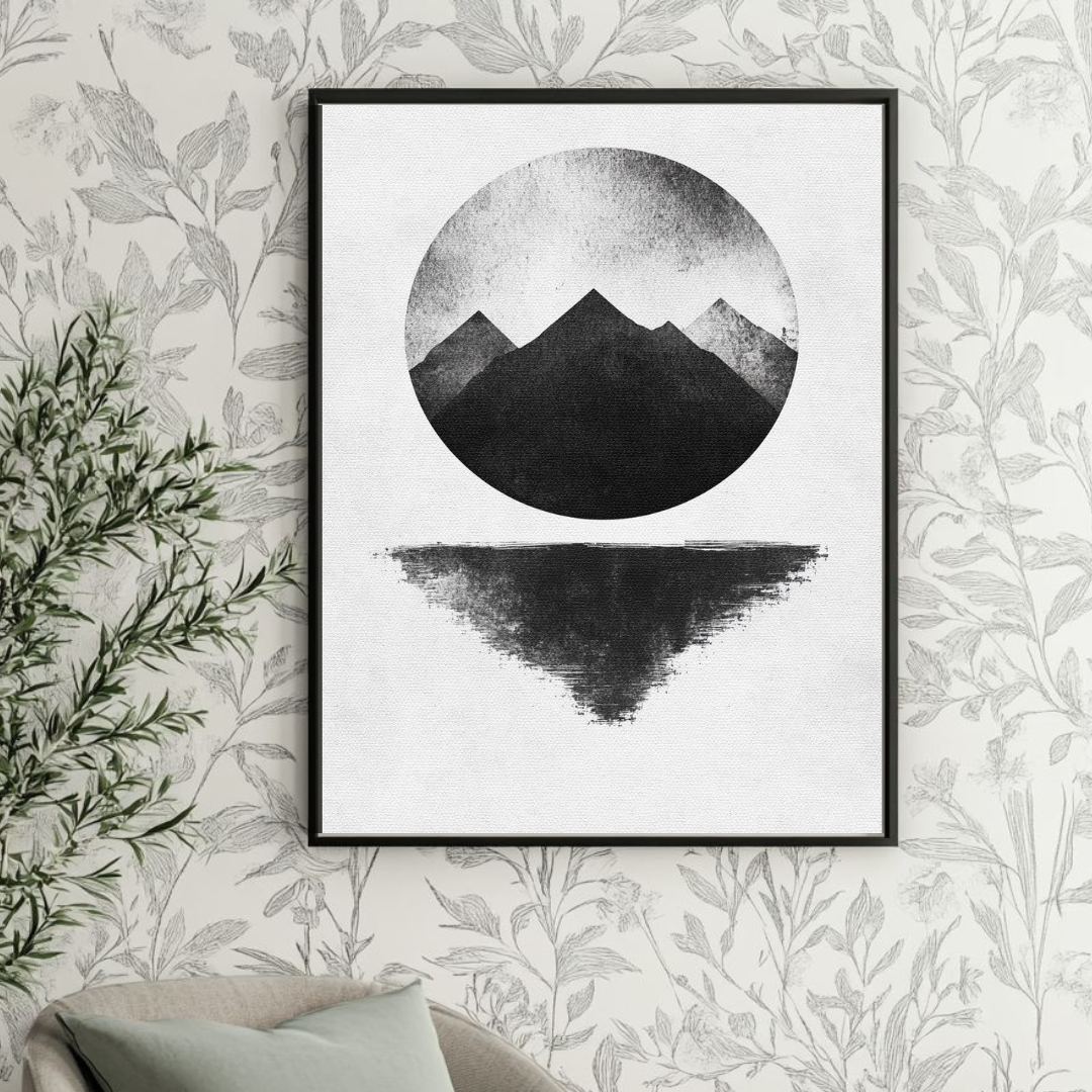 Tableau décoratif - Montagnes en Reflet