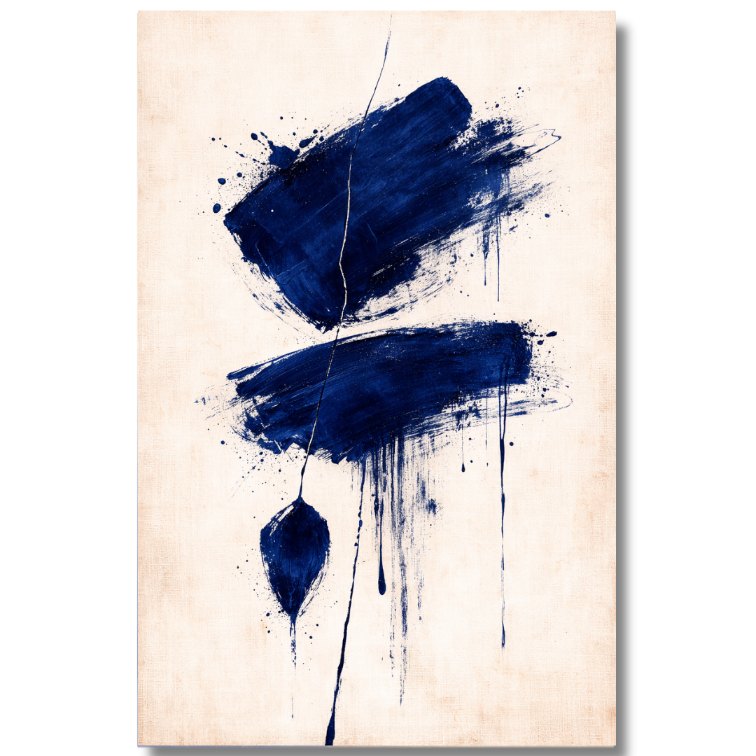 Tableau décoratif -Gravité Bleue