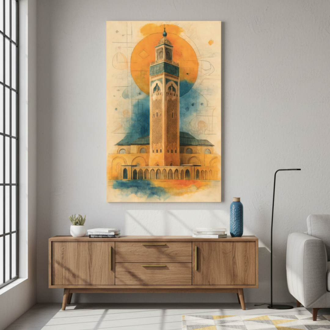 Tableau décoratif - Spiritualité de Casablanca