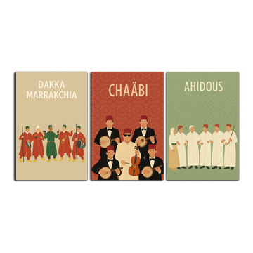 Tableaux décoratifs Pack -Maroc en Chœur