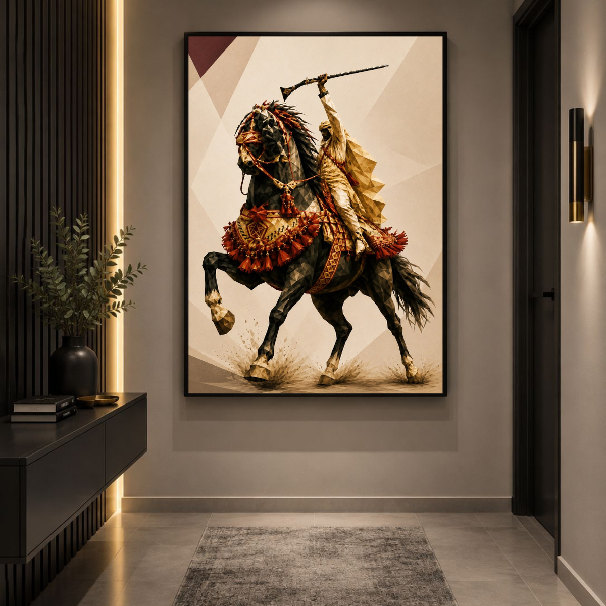 Decorative painting - The King of the Bazaar