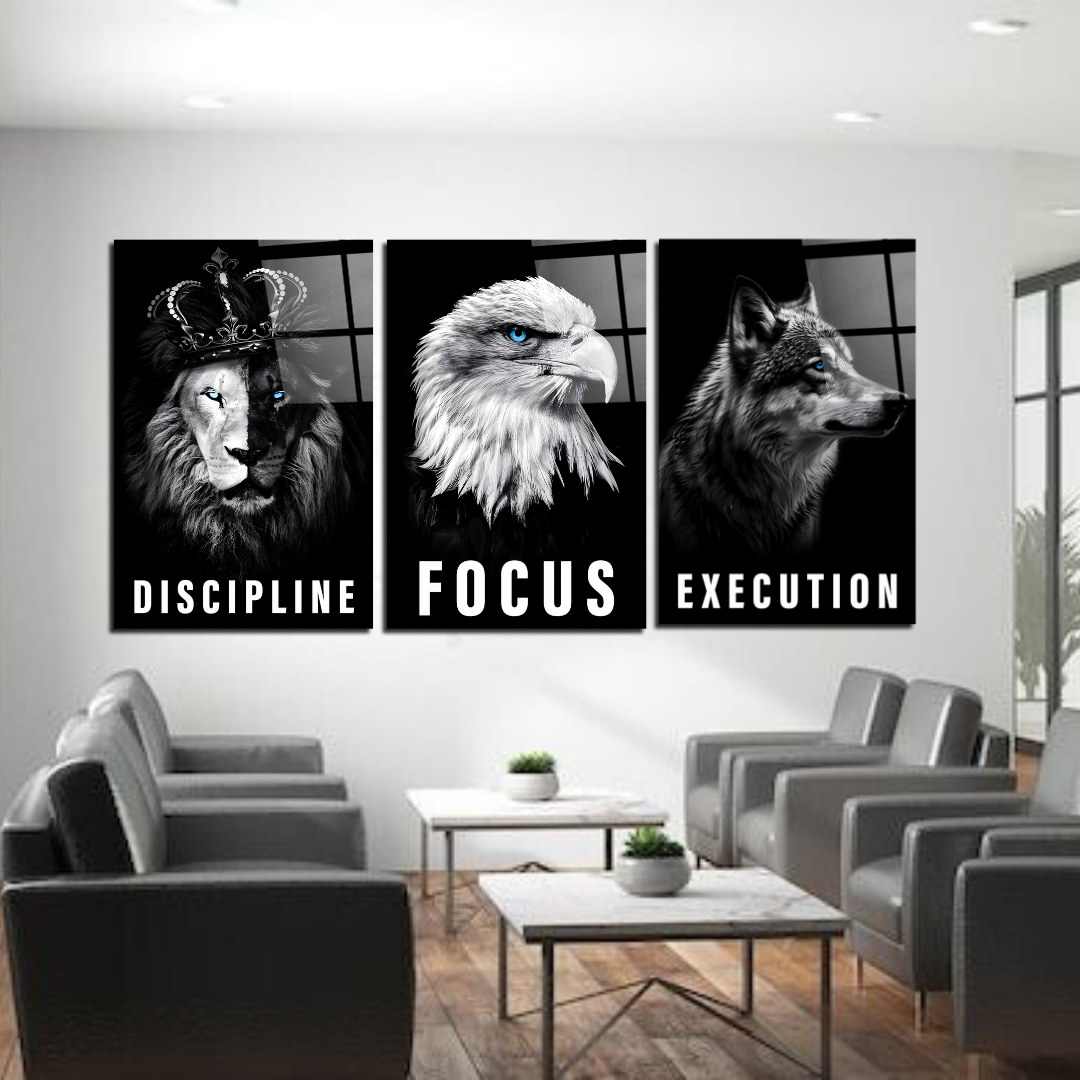 Discipline X Focus X Execution Trio