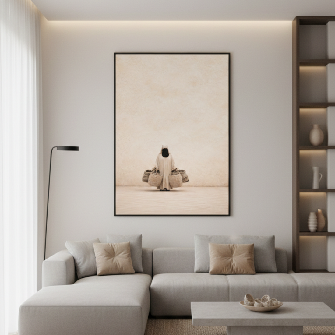 Tableau décoratif -La Dame aux Couffins