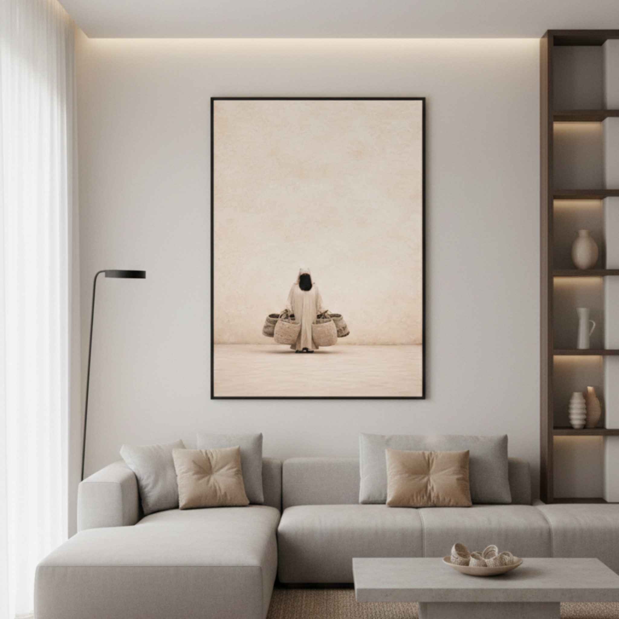 Tableau décoratif -La Dame aux Couffins