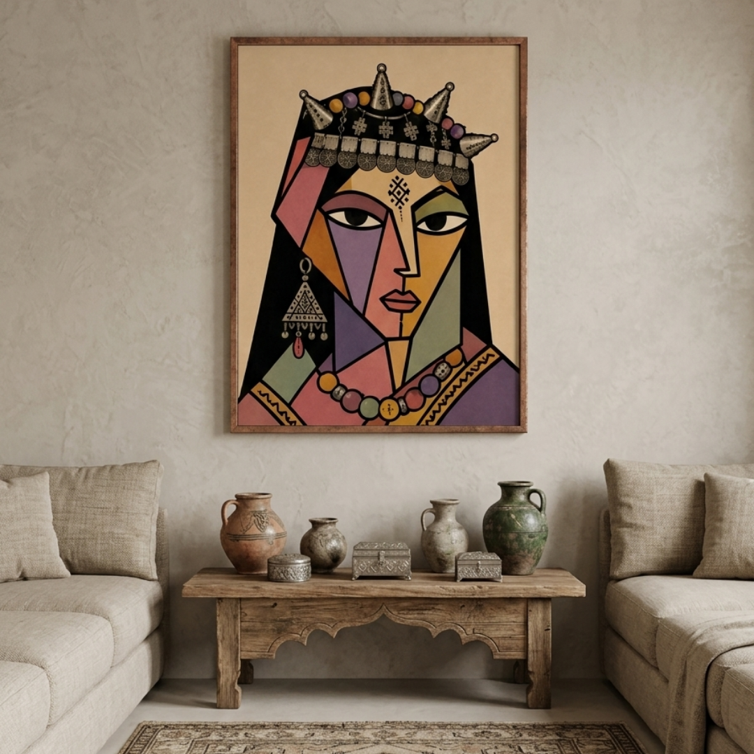 Tableau décoratif -Fille du Désert