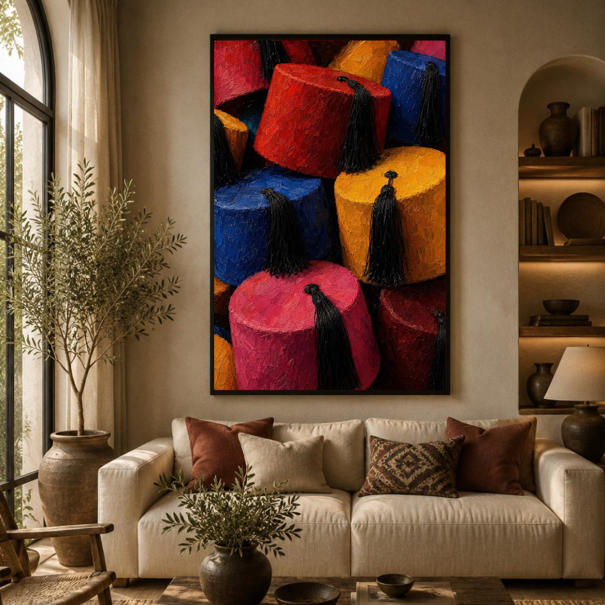 Decorative painting - The King of the Bazaar