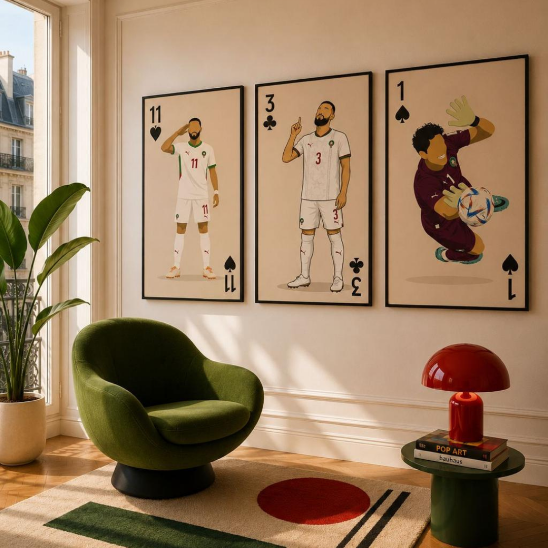 Tableaux décoratifs Pack -Les As de l'Atlas